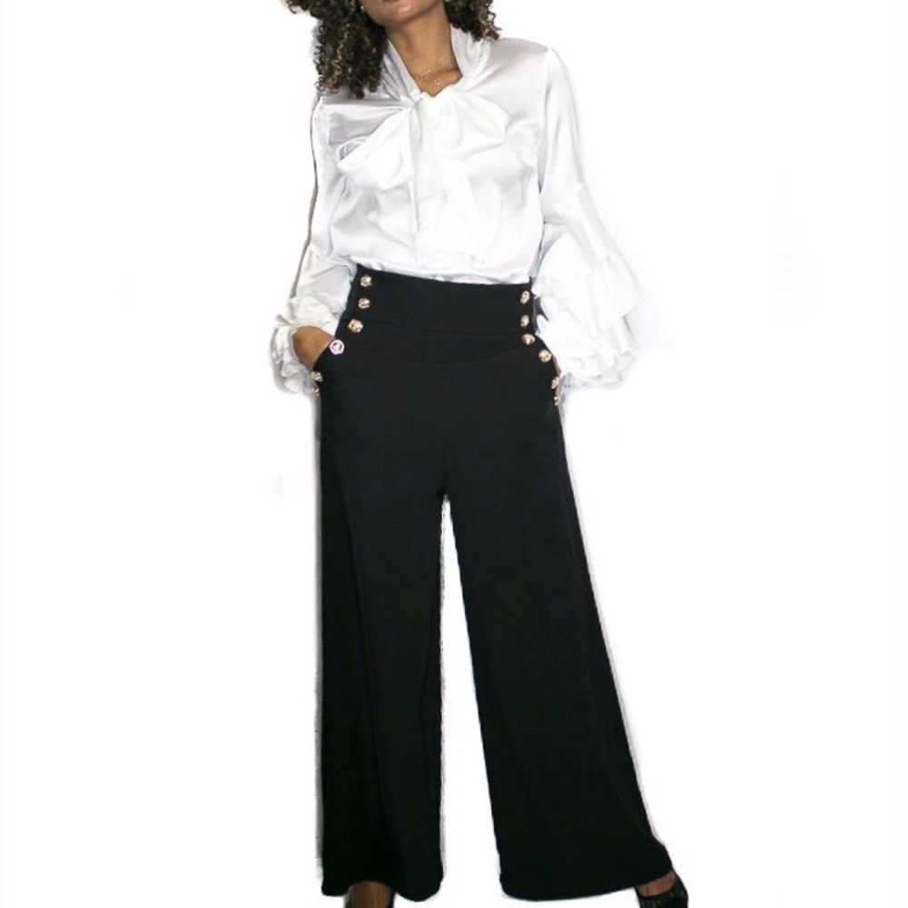 👠 N by Nancy High Waist Sailor Pants